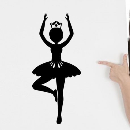 Sticker danseuse de balais