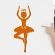 Sticker danseuse de balais