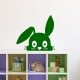 Sticker lapin qui se cache