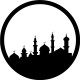 Sticker bulle mosquée