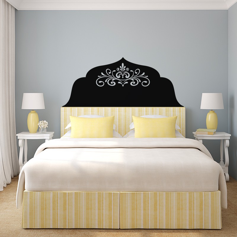 Sticker tête de lit arabesque personnalisé