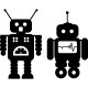 Sticker petits robots 2