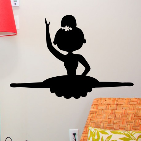 Sticker danseuse au grand-écart