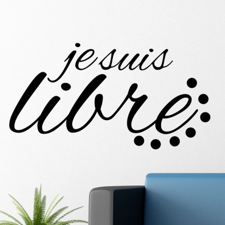 Sticker je suis libre