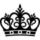 Sticker couronne d'un roi