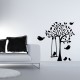 Sticker arbre et oiseaux