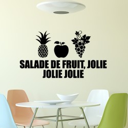 Sticker salade de fruit, jolie...