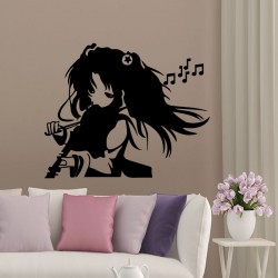 Sticker jeune fille jouant au violon