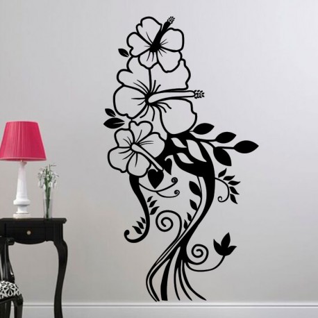Sticker mural design plante pas cher - Stickers Nature discount - stickers  muraux - madeco-stickers