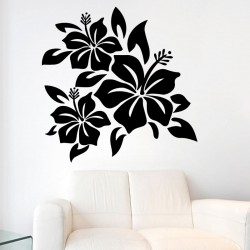 Sticker Hibiscus graphiques