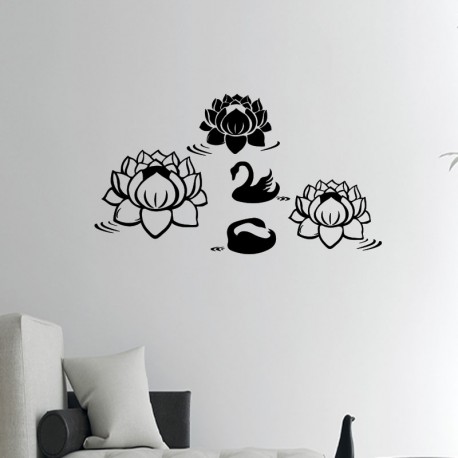 Sticker lotus et signe