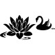 Sticker signe et fleur de lotus