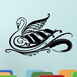 Sticker design cygne