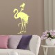 Sticker couple de flamants roses