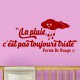 Sticker la pluie, c'est pas toujours triste