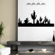 Sticker paysage de cactus