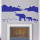 Sticker troupeau d'éléphants