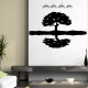 Sticker design arbre et son reflet