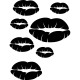 Sticker design lèvres