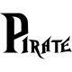Sticker design style pirate