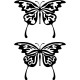 Sticker design papillon