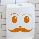 Sticker design visage au moustache