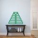 Sticker pyramide en briques