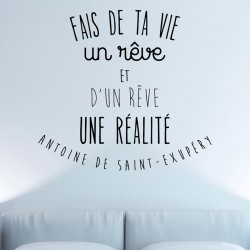 Sticker fais de ta vie un rêve