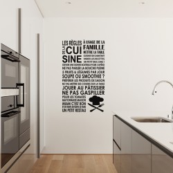Autocollant Vinyle « Reine De La Cuisine » - Déco Murale Amovible - Choix Couleur