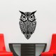 Sticker silhouette d'un hibou