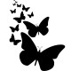 Sticker Lignée de papillons