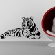 Sticker Tigre allongé