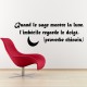 Sticker Quand le sage montre la lune