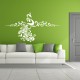 Sticker mural plante en forme d'oiseaux