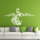 Sticker mural plante en forme d'oiseaux