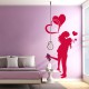 Sticker mural le grand amour