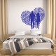 Sticker mural ballade en amoureux