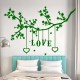 Sticker mural design love