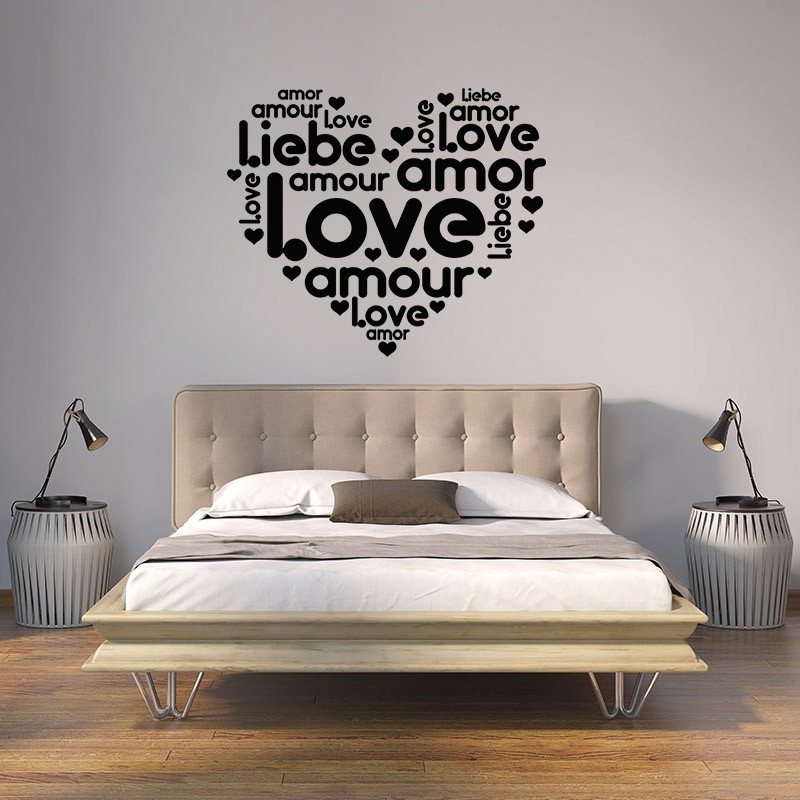 This Is Us Crazy Loud Love Sticker Mural Inspirant Pour Chambre à