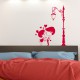 Sticker mural gros baiser