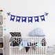 Sticker mural coeurs en suspension