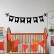 Sticker mural coeurs en suspension