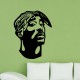 Sticker mural Tupac Shakur