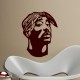 Sticker mural Tupac Shakur