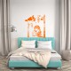 Sticker mural nuit romantique