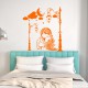 Sticker mural nuit romantique