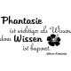 Sticker Phantasie Wissen - Albert Einstein