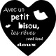 Sticker Avec un petit bisou...