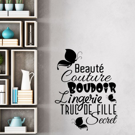 Sticker Beauté, couture, boudoir