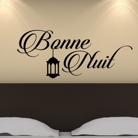 Sticker Bonne nuit avec élégance